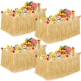thumbnail image 1 of Falda de mesa Grass Pirekul 185 x 75 cm Tropical Luau Party, 1 of 6