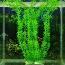 Dusknt Rubber Ring, Aquarium Accessories, Clearance! Artificial Water Plants Fish Decorative 10.6-Inch Plants Green Tank Aquarium Aquarium 3-Piece Aquarium Accessories, 3X Artificial Water Plants