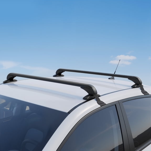 ChicHomey Universal Car Roof Rack Cross Bars,No-Drill Installation,165lbs Static Load, Lockable Aluminum Crossbar for Rooftop Luggage and Canoe