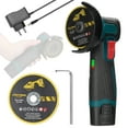 thumbnail image 1 of Graflsoa 3-Inch Cordless Angle Grinder with Brushless Motor - Multi-Functional Handheld Cutting, Polishing, and Grinding Tool - Includes 1 Battery & Charger (110V US Standard), 1 of 6