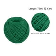 thumbnail image 2 of Unique Bargains Twine Packing String Wrapping Cotton Twine 75M Green Rope for Gift Wrapping Twine, 2 of 7