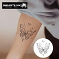 thumbnail image 2 of shiyou-Tattoo Tech, 3 Sheets Small Semi Permanent Tattoo, Adult Art Design Temporary Tattoos, Lasts 1-2 Weeks, Waterproof, Realistic Look, No Adhesive, No Reflection (Moonlight Butterfly), 2 of 4