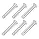 thumbnail image 1 of 6Pcs 5/32" x 1" Pasadores de clevis de un solo agujero, Pasadores de cabeza plana de acero inoxidable 304, 1 of 6