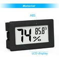 thumbnail image 2 of 2 Pack Mini Digital Hygrometer Indoor Outdoor Thermometer Hygrometer LCD Temperature Humidity Meter Gauge for Cigar Humidor, Guitar, Garden, 2 of 7
