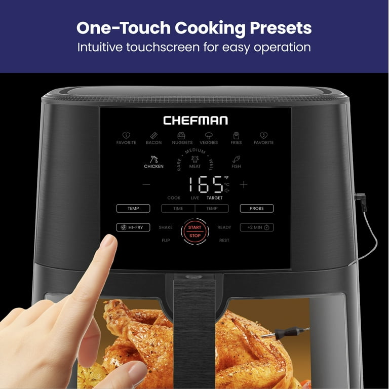 Chefman Digital Air Fryer + Oven - Black, 1 ct - Fry's Food Stores