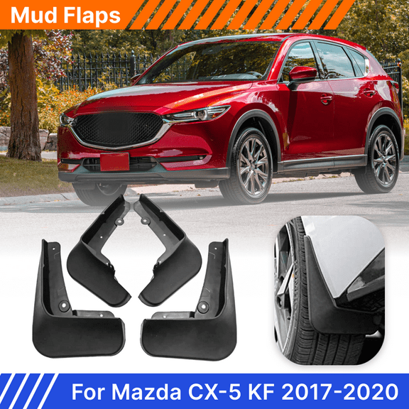 4pcs Front & Rear Mud Guard for Mazda CX-5 KF 2017-2020, Fender Flaps Splash Mudflaps Mud Guards Flares Mudguard Auto Accessories
