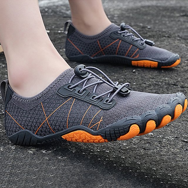 Zapatos Acuáticos Aqua Shoes - Zapatillas de buceo transpirables para senderismo en el lago (gris claro 43) Likrtyny Para Estrenar