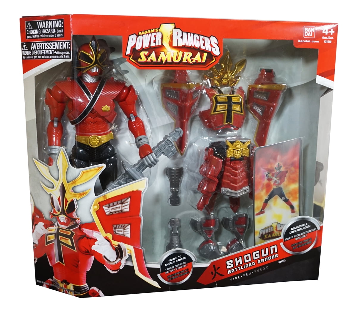 NEW Saban's Power Mega Ranger Samurai Fire Figure