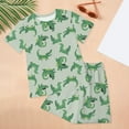 thumbnail image 2 of Boys Clothes Toddler Summer Outfits Children's Elastic Printed Sleeveless Basketball 0 6 12 18 24 Months 2T 3T Vest Tank Tops+Shorts Crew Tees+Shorts 2-Piece Set, 2 of 4
