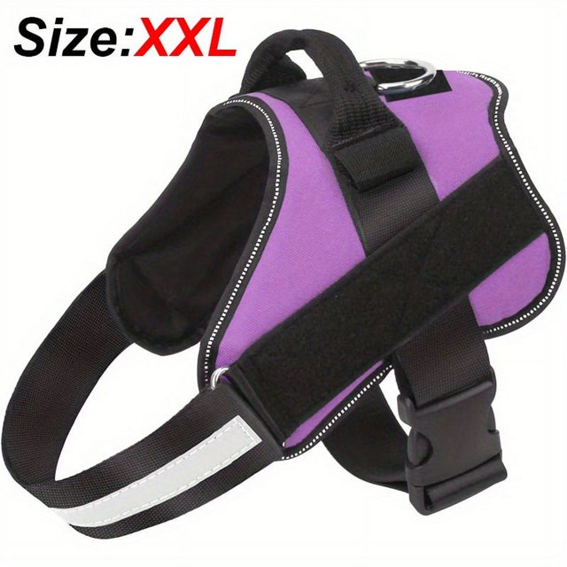 Keep Your Dog Safe and Comfortable with this Reflective No-Pull Dog Harness!