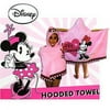 Disney Minnie Mouse Pink Hooded Bath Towel