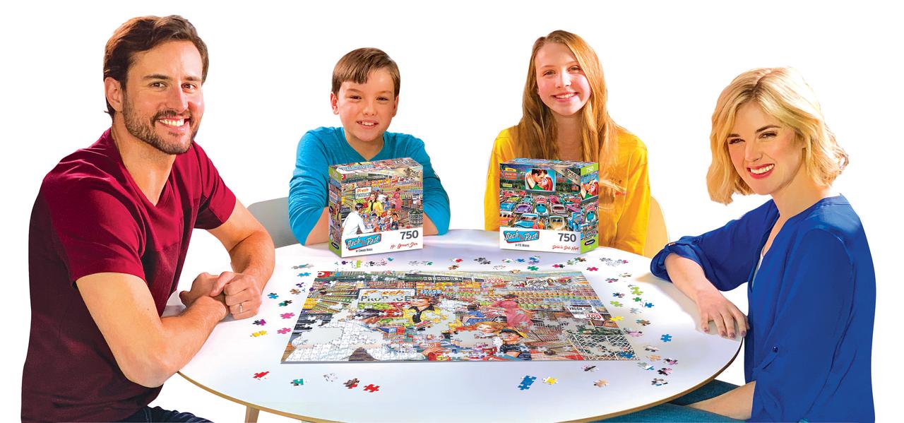Cra-Z-Art Back to the Past 750-Piece Mr. Grocer's Store Jigsaw Puzzle