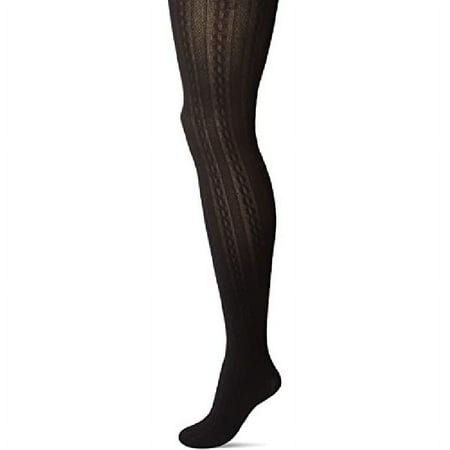 HUE Women’s Cable Tights – Black, M/L