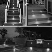 10pcs 194 T10 T5 Wedge Base LED Bulb for Malibu Landscape Lighting Deck Figurine In-Ground Step Path Spotlights Outdoor Garden Lighting