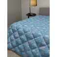 thumbnail image 2 of Geometric Down Alternative Comforter, Triangles in Ethnic Aztec Culture Effects Folk Traditional Pattern, Microfiber Quilt for All Season, 5 Sizes, Indigo Beige and Mustard, by Ambesonne, 2 of 3