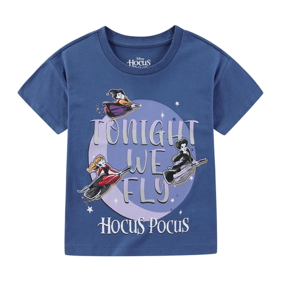 Disney Hocus Pocus Short Sleeve Halloween T-Shirt (Girls), Sizes 4-12