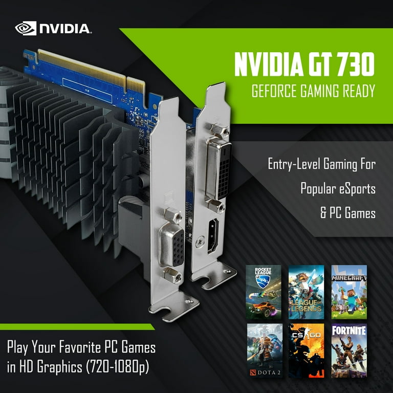 Gaming PC Quad Core i5 Gaming PC Bundle 8GB RAM 1TB HDD Nvidia GT 710  Windows 10