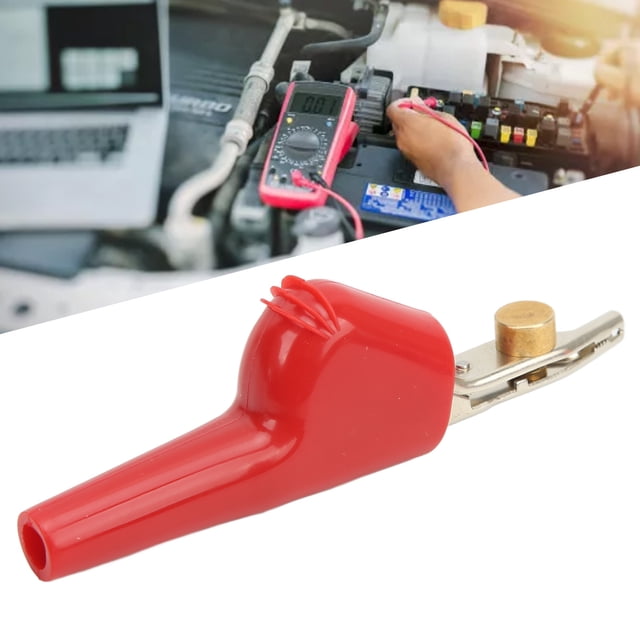 LAFGUR Crocodile Clips, Portable Telecommunication Test Clamp Stripping Free Replacement Non Damage For Car Battery