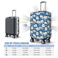 thumbnail image 6 of Lsque Swan Birds Printed Luggage Cover, Travel Luggage Protector,Scratch and Dirt Resistant, Fits 18-32 Inch Luggage - Small, 6 of 9