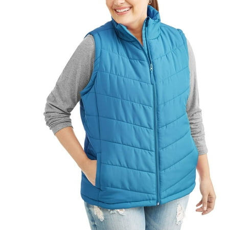 Classic Cowhide Vest - Women's Plus-Size Classic Puffer Vest