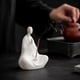 thumbnail image 3 of New Chinese style Zen white porcelain figures, little monks, little monks, tea pets, ancient racks, decorations, home landscaping small ornaments Pequeños artículos Decorativos /510(White3), 3 of 3