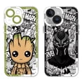 thumbnail image 5 of Funda de teléfono para iPhone 12 Mini XR 11 14 Pro 8 15 Plus 13 Pro Max SE 7 6s X XS, Marvel Avengers Spiderman Ironman, 5 of 5