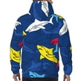 thumbnail image 5 of Bingfone Cartoon Shark Men'S Drawstring Hoodie Long Sleeve Pocket Sweatshirts-4x-Large, 5 of 9