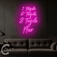 thumbnail image 4 of C-CRAFT 123 Tequila Floor Neon Led Lights 33 inch for Tequila Cocktail Bar Pub Decor, 4 of 5