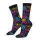 thumbnail image 1 of Fotbe Graffiti Art Calcetas Largas con Estampado para Hombre y Mujer – Calcetas de Compresión Transpirables y Elásticas, Viajar y Uso Diario Talla 5-11, 1 of 6