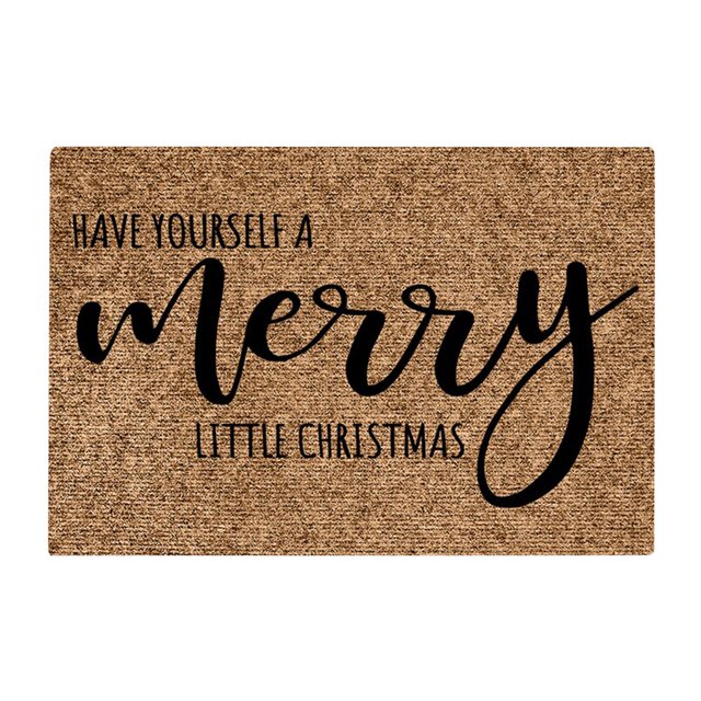 Carpet,Polyester Carpetchristmas Doormat Personalized Front Door Decoration Christmas Decoration