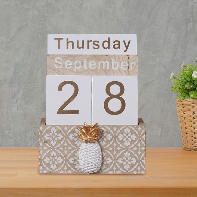 Calendario Creativo Elegante de para El Adorno l Dormitorio para hogar Del perfecl Calendario perpetuo