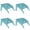 Light Blue, variant on FOOWIN Folding Adirondack Ottomans Set of 4 for Adirondack Chair, Grey