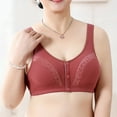 thumbnail image 2 of Sngxgn Women's S uper Soft Bra Underwire Lightly Lined T-Shirt Bra(Red,44), 2 of 9
