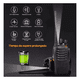 thumbnail image 2 of Radios Walkie Talkies Con Manos Libres 4 unidades Malubero Negro, 2 of 5