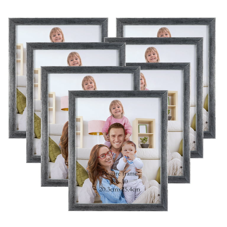 Giftgarden 4x6 Picture Frame Silver Set of 12, Multi Modern 4 by 6 Photo  Frames Bulk for Wall or Tabletop Display