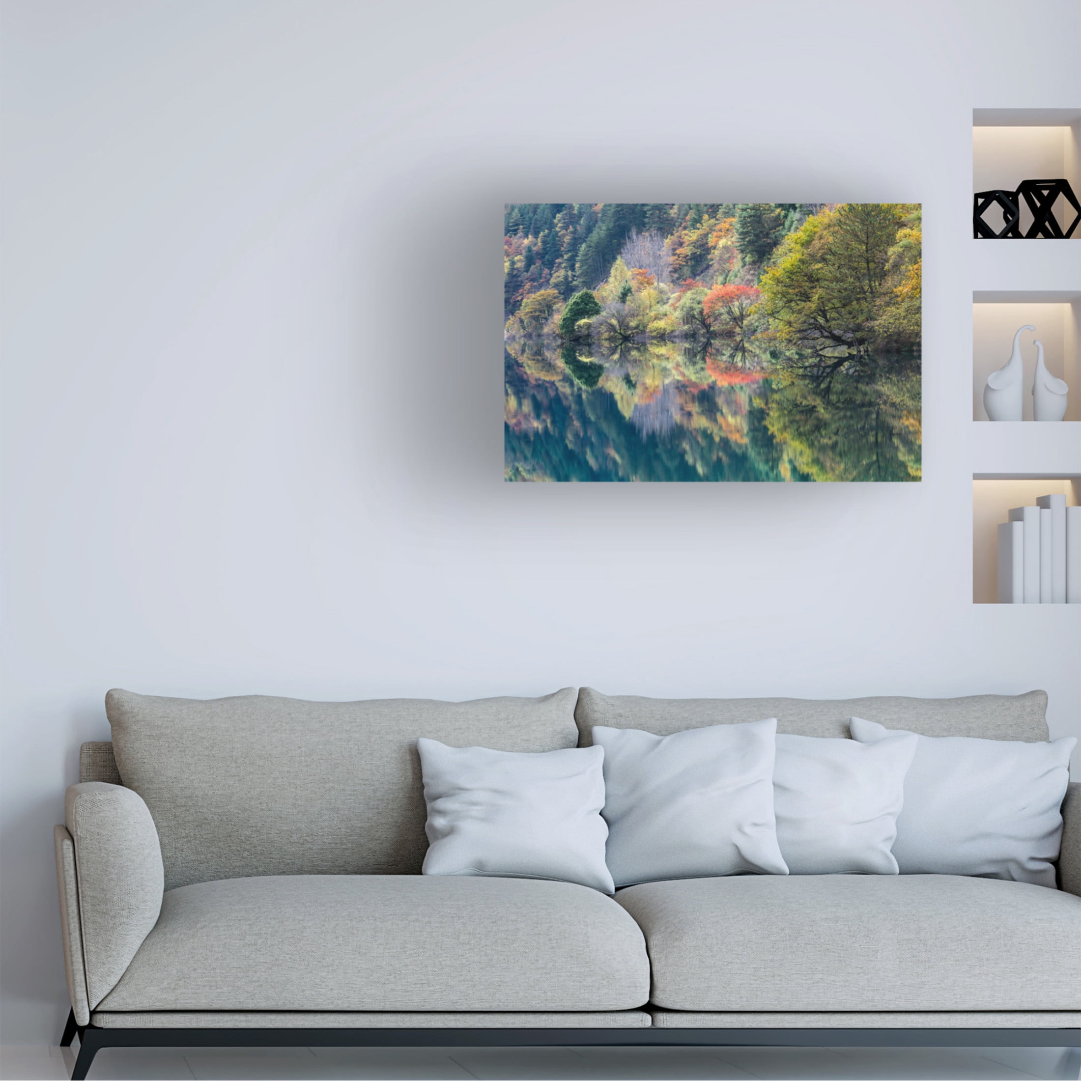 Trademark Fine Art Dorit Berkovits  Double fall Canvas Wall Art