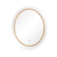 thumbnail image 2 of Dyconn Faucet Edison Crystall Oval Backlit Vanity Bathroom LED Mirror, 30"w x 36"h, 2 of 4