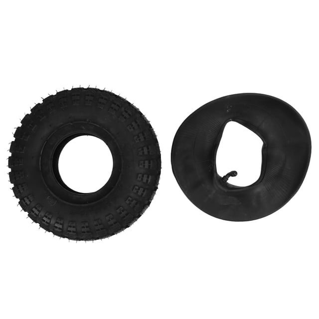 4.10‑3.50‑4 Neumático exterior interior de goma gruesa con válvula curva, accesorio para scooter eléctrico con absorción de impactos