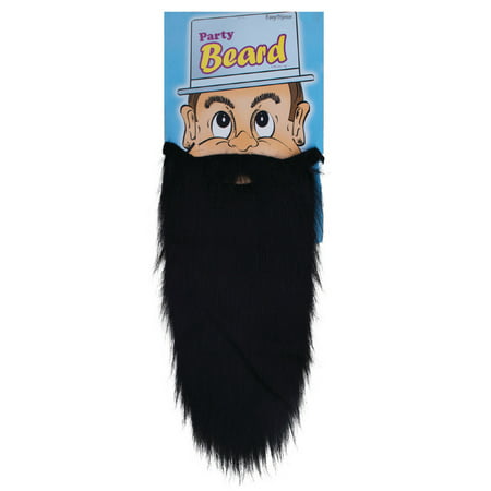 Funny Fashion Halloween Costume Party Long Beard, Black, One-Size