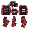 thumbnail image 3 of Pyjamas de Noël Assortis 2023 Lunettes Hommes Velours Pyjamas de Noël Famille, 3 of 8