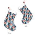thumbnail image 3 of Balery Popcorn Pattern Christmas Stockings with Initials, 18" Large Knit Christmas Stocking,Xmas Stocking for Kids, Holiday and Family Stocking, 3 of 7