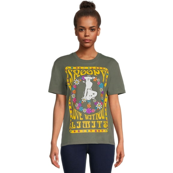 Snoopy Juniors Graphic Boyfriend Tee
