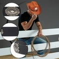 thumbnail image 3 of 3 cintas para sombrero vaquero, color negro, estilo western. Accesorios de imitación de cuero para sombreros vaqueros y vaqueras, para hombres y mujeres., 3 of 5