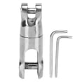 thumbnail image 1 of Connecteur Pivotant à Double Ancrage, Connecteur Pivotant Multidirectionnel Robuste Haute Résistance pour Chaînes de 6-8mm, 1 of 8