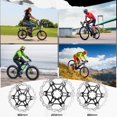 thumbnail image 7 of BUCKLOS Mountain Bike Disc Brake Rotor 160 mm 180mm 203mm, Aluminum Heat Dissipation Road Bike Floating Rotors with 6 Bolts, Fit for Road Bike, Mountain Bikes, BMX, 7 of 7