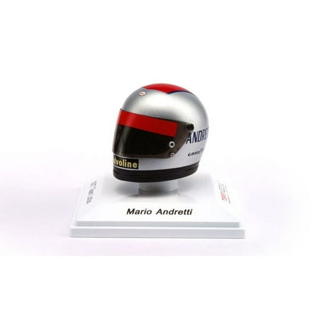 1977 Mario Andretti Helmet in 1/8 Scale by Truescale Miniatures