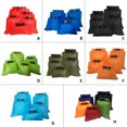 thumbnail image 3 of Lot de 5 Sacs Secs Imperméables pour Kayak Dérive Rafting Canoë Pliable Portable Randonnée Natation Voyage Sac Noir, 3 of 8