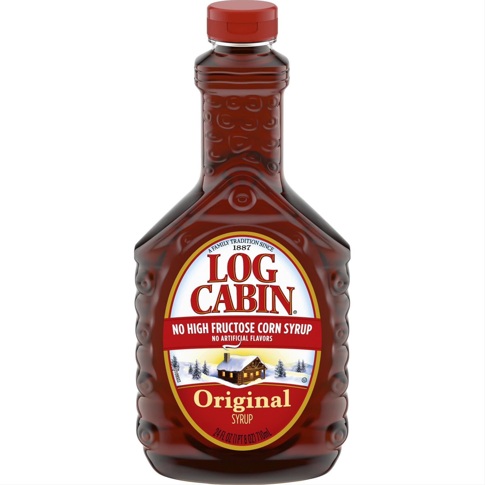 Log cabin syrup bottle 1776