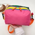 thumbnail image 6 of Color Block Crossbody Bag Large Capacity Casual Shoulder Purse For Daily Travel Shopping, 6 of 6