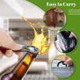 thumbnail image 4 of Abridor de de Metal Portátil, Paquete de 8 Abridores de de Cerveza Planos con Cordón para Entusiastas del Aire Libre, 4 of 5